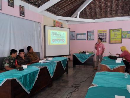 BERSAMA LAWAN VIRUS CORONA ,Sosialisasikan Pencegahan Virus Corona di Wilayah Desa Panggungsari